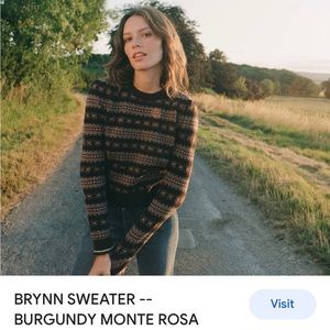 ISO Doen Brynn Sweater in size XS